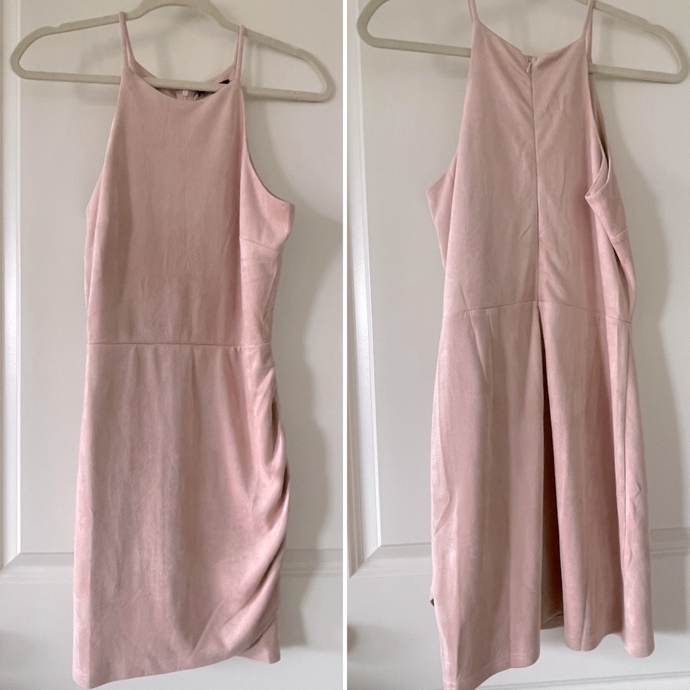 High Neck Mini Dress
